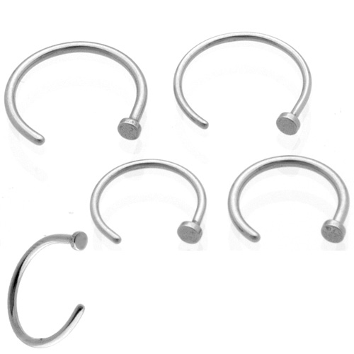 Steel Clip On Nose Hoop Ring