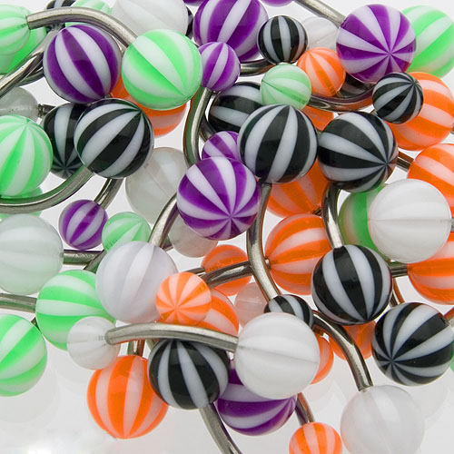 Beachball Belly Rings