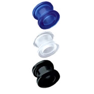 UV acrylic screw on flesh tunnel body piercing jewelry