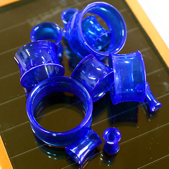 UV acrylic saddle ear plugs