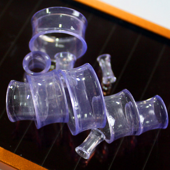 UV acrylic saddle ear plugs