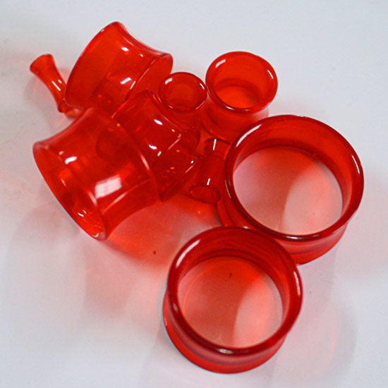 UV acrylic saddle ear plugs