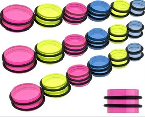 UV acrylic saddle ear plugs