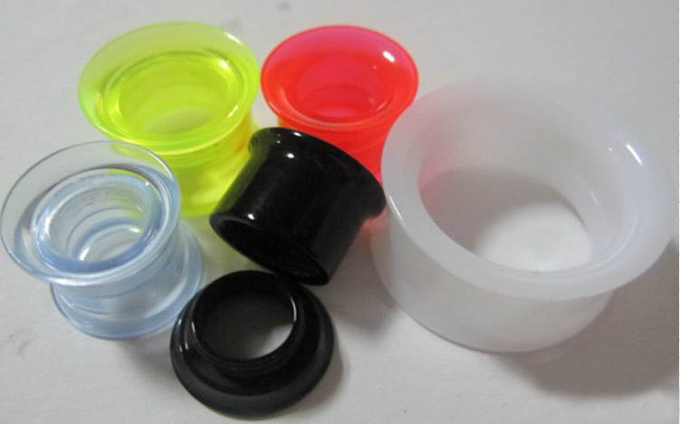 UV acrylic ear plugs,flesh tunnel