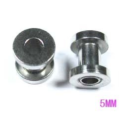 316l stainless steel flesh tunnel