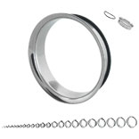 316l stainless steel sadde flesh tunnel