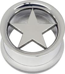 Five Star 316l stainless steel flesh tunnel