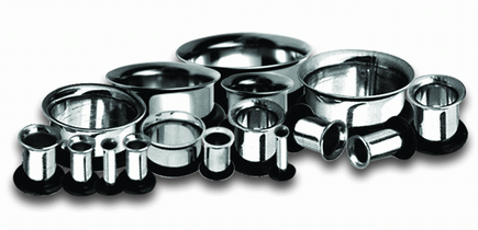 316l stainless steel sadde flesh tunnel