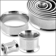 316l stainless steel sadde flesh tunnel