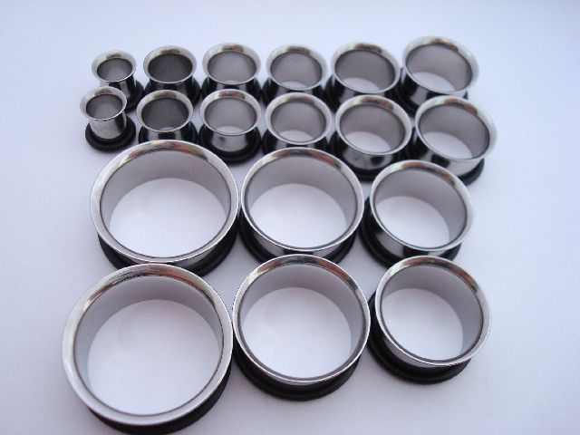 316l stainless steel sadde flesh tunnel