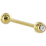 316l stainless steel Tongue Barbells with cz stone, straight barbell, tongue rings,body piercing jew