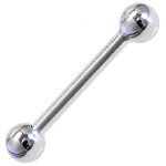 316l stainless steel Tongue Barbells with cz stone, straight barbell, tongue rings,body piercing jew