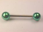 Anodized 316l stainless steel Tongue Barbells with collection uv balls, straight barbell, tongue rin