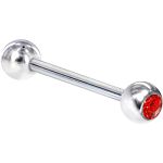 316l stainless steel Tongue Barbells with cz stone, straight barbell, tongue rings,body piercing jew