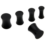 Black Flexible Silicone Saddle Plugs Details