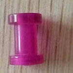 UV acrylic screw on flesh tunnel body piercing jewelry Details