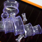 UV acrylic saddle ear plugs Details