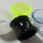 UV acrylic ear plugs,flesh tunnel Details