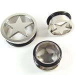 Five Star 316l stainless steel flesh tunnel Details