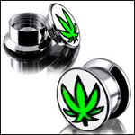 Anodized Internally thread logo picture 316l stainless steel screw on flesh tunnel,ear plugs,ear tap Details